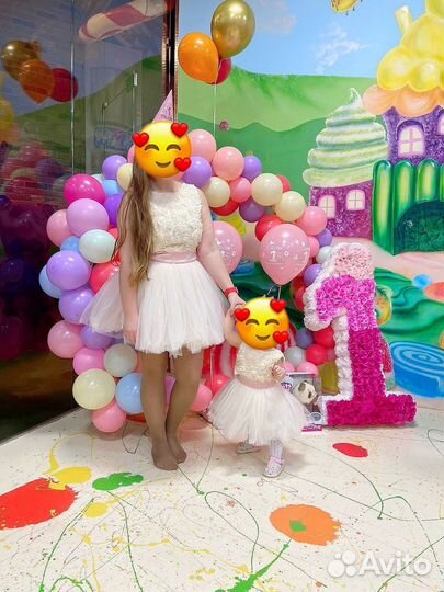 Family look платья мама и дочка