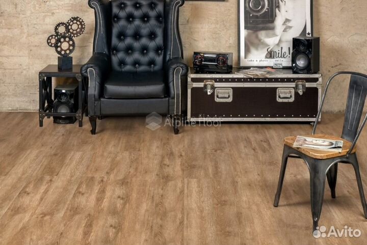 Alpine Floor Grand Sequoia LVT Макадамия ECO 11-1002