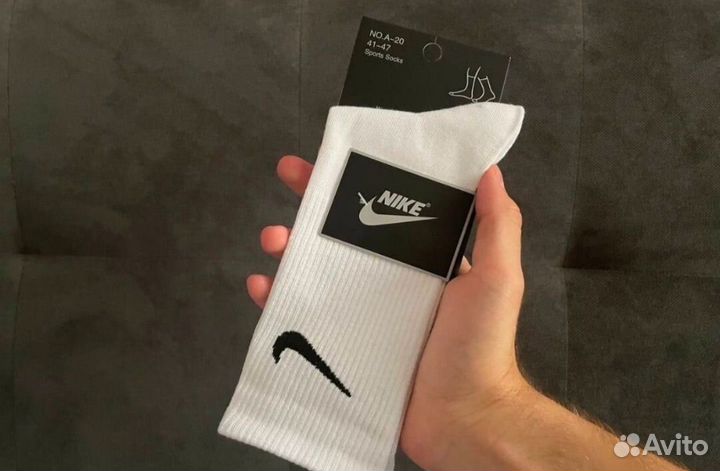 Носки nike высокие