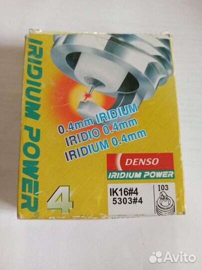 Свечи Denso iridium IK 16 5303