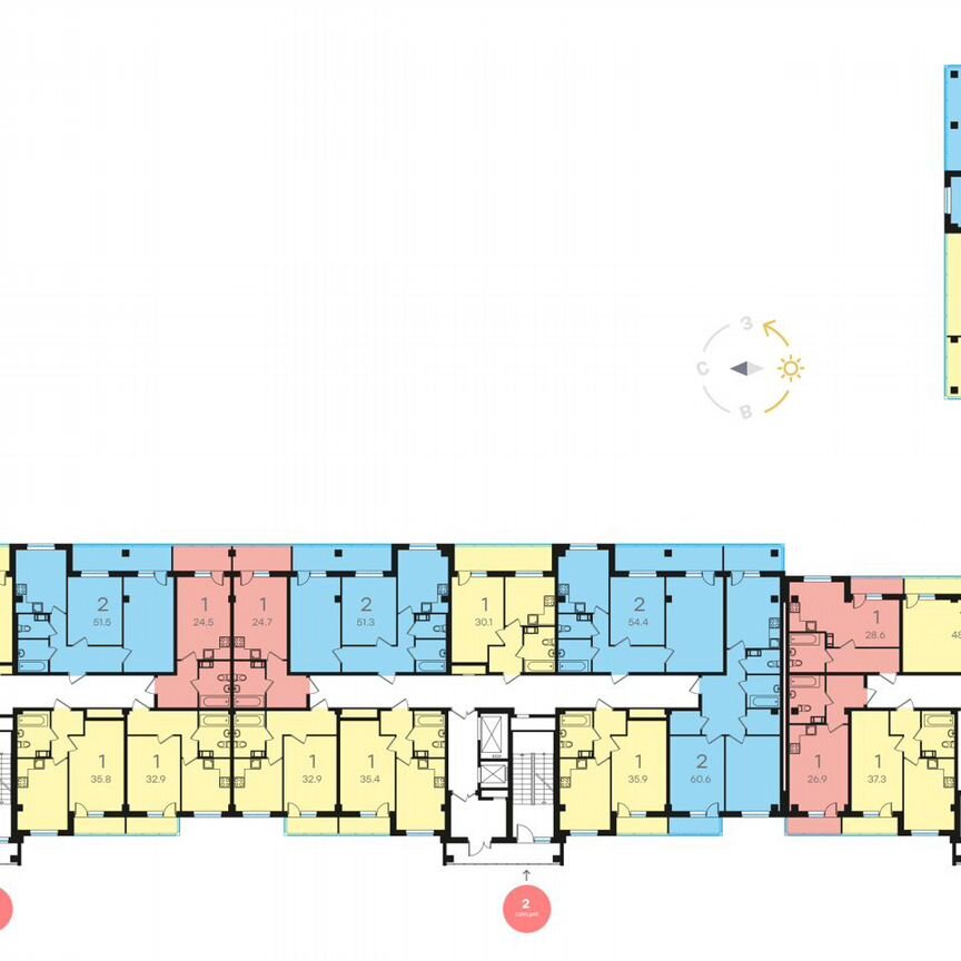 Квартира-студия, 28,9 м², 12/15 эт.