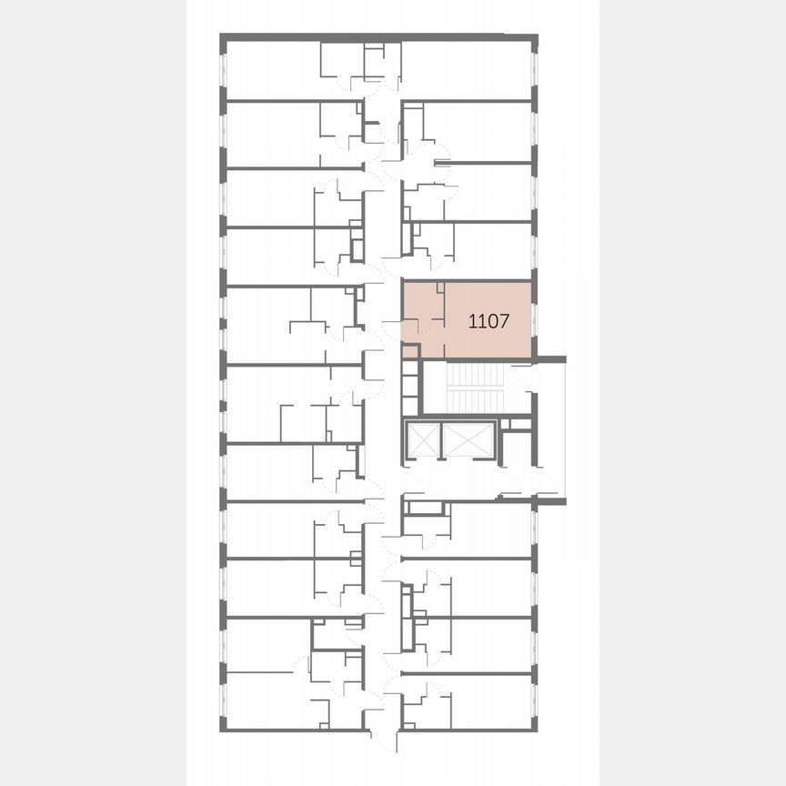 Апартаменты-студия, 25,8 м², 9/17 эт.