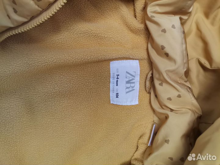 Зимняя куртка на девочку 104