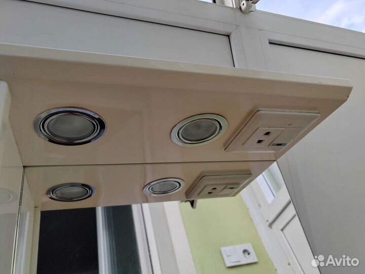 Зеркало шкаф в ванную с подсветкой