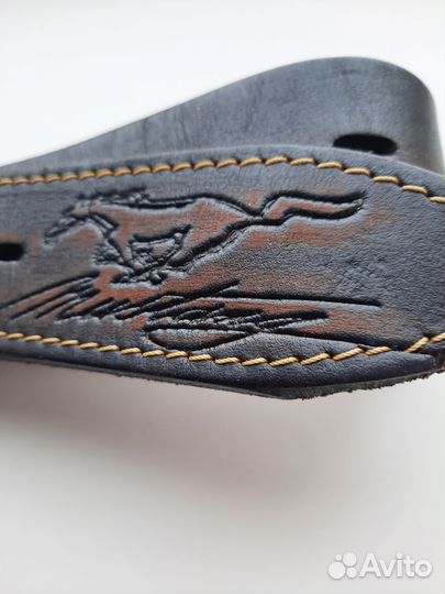 Мужской кожаный ремень