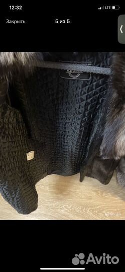 Шуба из чернобурки