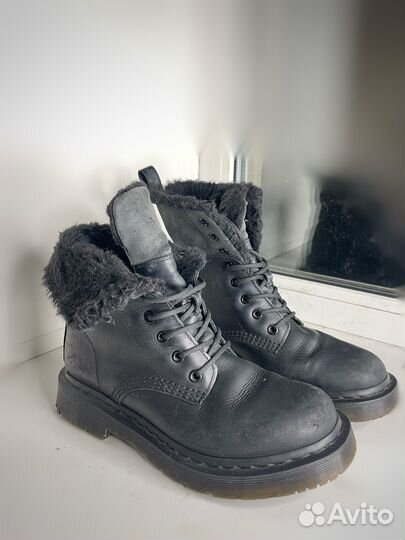 Dr martens ботинки зимние женские