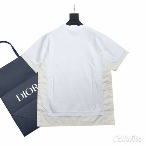 Футболка dior x sacai t-shirt oversized