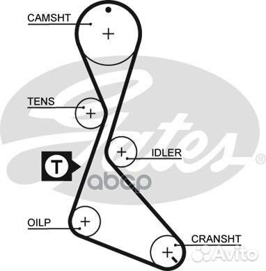 5130XS Ремень грм renault 1.7-1.8 91-95 / volvo