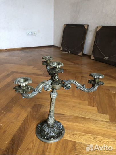 Подсвечник бронза