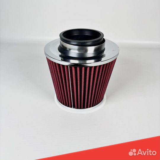 Фильтр нулевого сопротивления, Красный / Хром (110