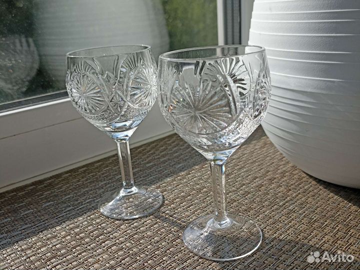 Хрустальные бокалы СССР