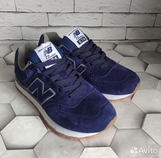 Кроссовки замшевые для девочек NEW balance 574