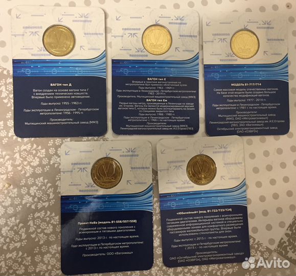 Жетоны Петербургского метро