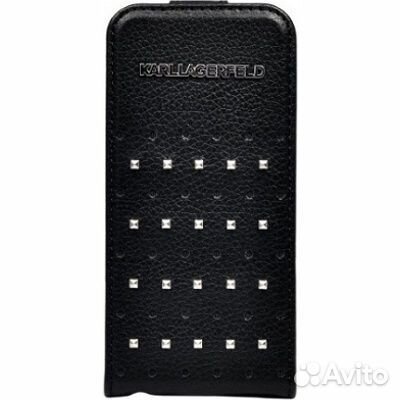 Чехол Lagerfeld для iPhone 6 Trendy Flip Black