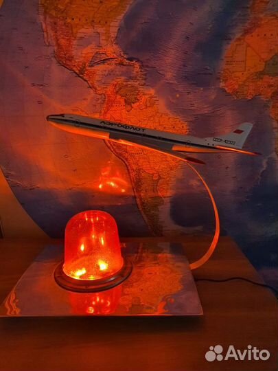 Светильник самолет Ту-104, начало 1960 г
