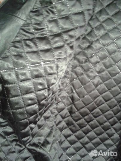 Плащ кожаный