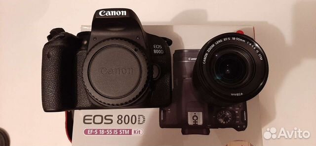 Canon 800D KIT 18-55 IS STM как новый