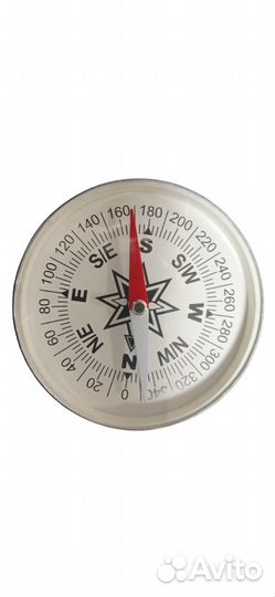 Компас магнитный с металлическим корпусом D 75 мм