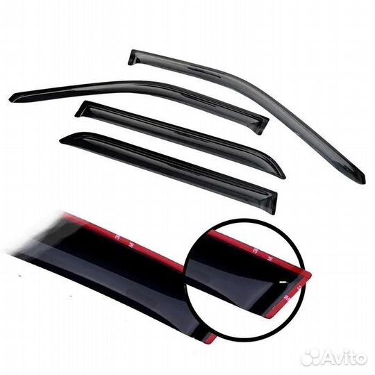 Ветровики Дэу Нексия седан Дефлекторы окон