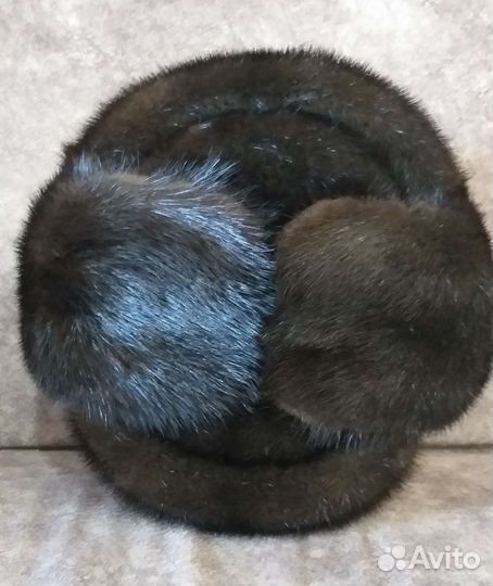 Норковая шапка мужская