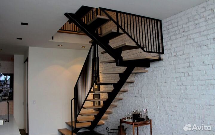 Лестница в стиле лофт