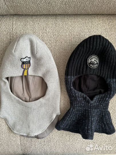 Шапка шлем зимний для мальчика 52, 54