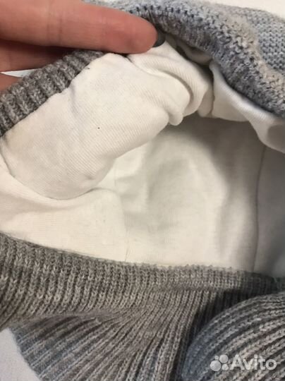 Зимняя шапка журавлик