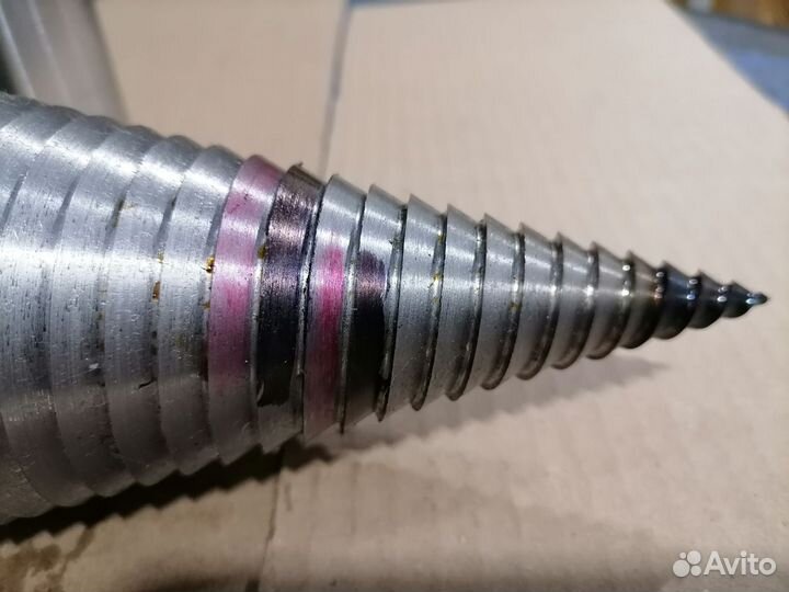 Винтовой дровокол с 2х заходной резьбой d- 72 мм