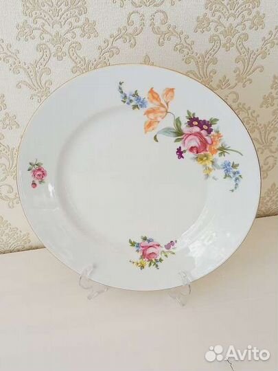 Тарелки мейсенский букет ГДР