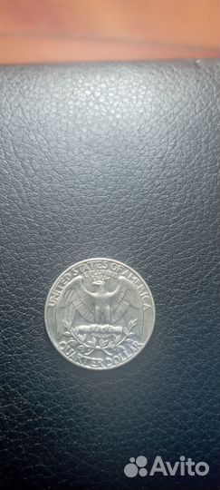 Монета Liberty Quarter dollar 1972