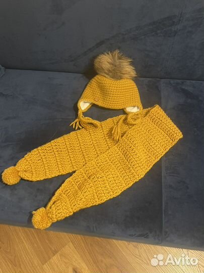 Комплект шапка, шарф