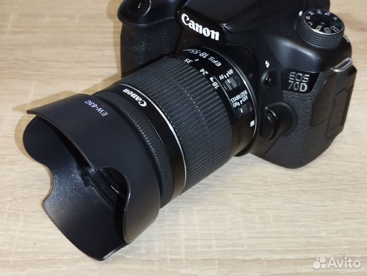 Бленда для объективов Canon 18-55 STM (новая)