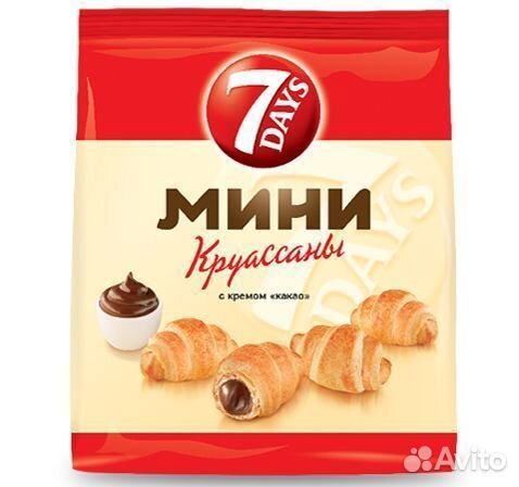 Круассан 7 Days Мини с кремом Какао 300 г
