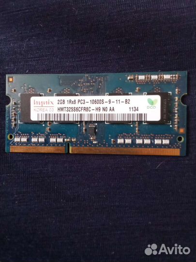Оперативная память 2gb с ноутбука
