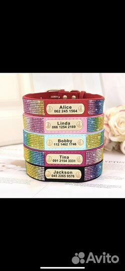 Ошейники из нат и эко кожи для мал и сред собак