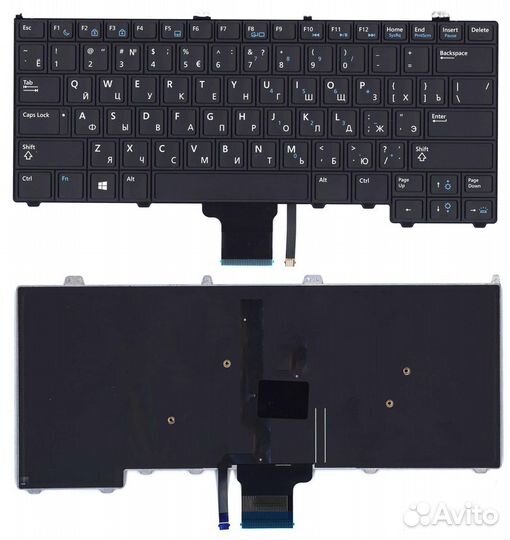 Клавиатура Dell Latitude E7420 черная