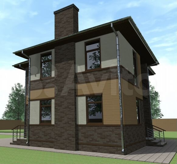 Дом 141,1 м² на участке 10 сот.