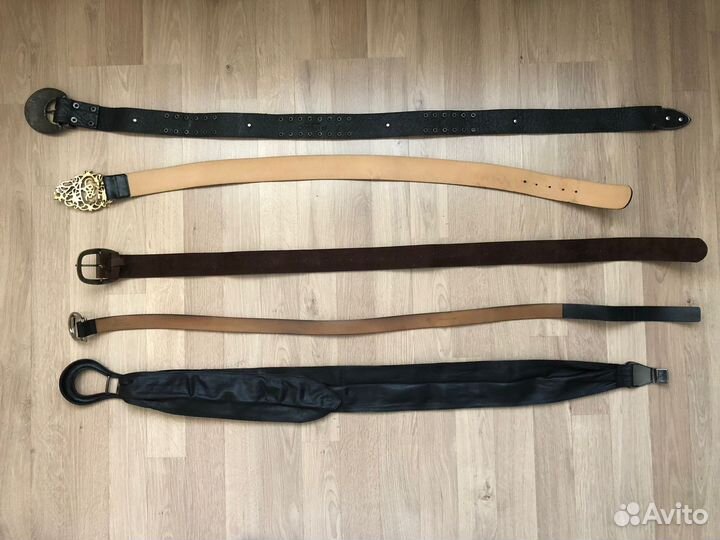 Ремни женские кожаные