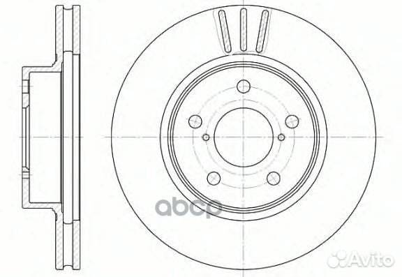 Диск тормозной 639710 Road house