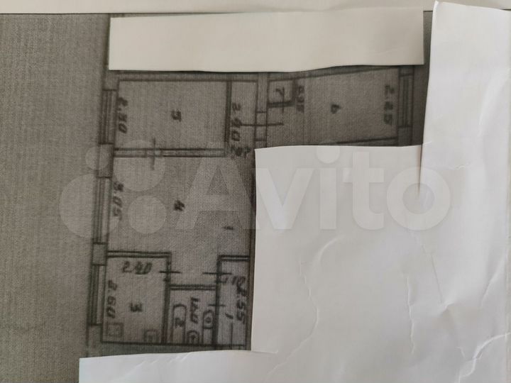 3-к. квартира, 55 м², 1/5 эт.