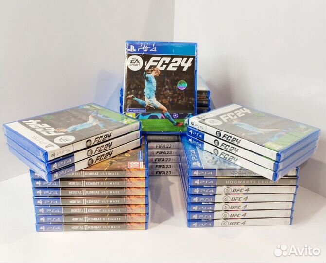 Диск FC 24 ps4 ps5 новый на русском языке