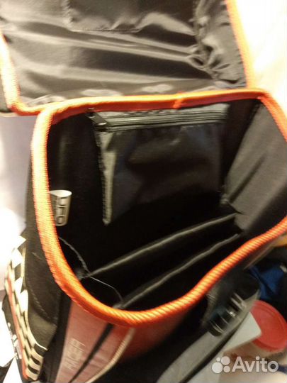 Ранец каркасный школьный новый Мотогонки