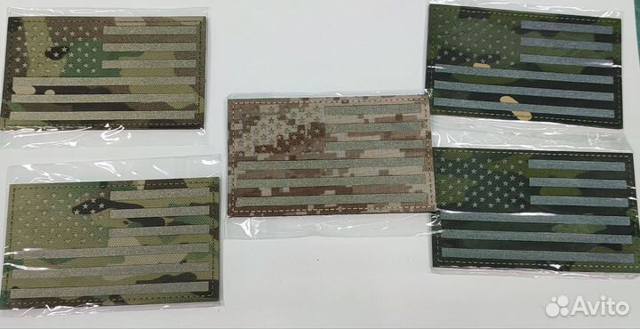 Патч флаг США, 12,7*7,6 мм (5*3 inch)