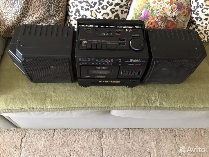 Магнитола Sharp WF-T379Z(BK) 2-х кассетная