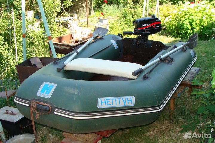 Лодка пвх нептун 260 с мотором HDX 3.6