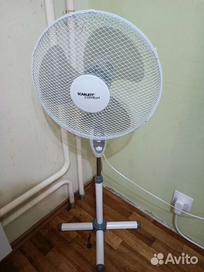 Вентилятор напольный на запчасти, не рабочий