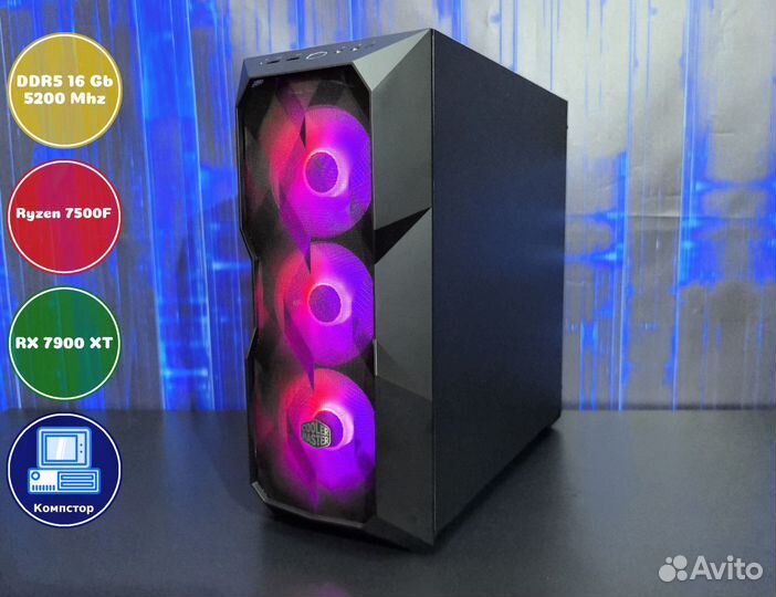 Системный блок AMD7500F-RX7900XT-16DDR5-SVW619-A620