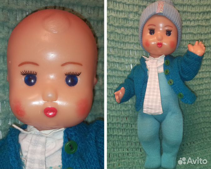 Кукла пупс СССР, Лена Победа, Яша Вятка, Ползунок