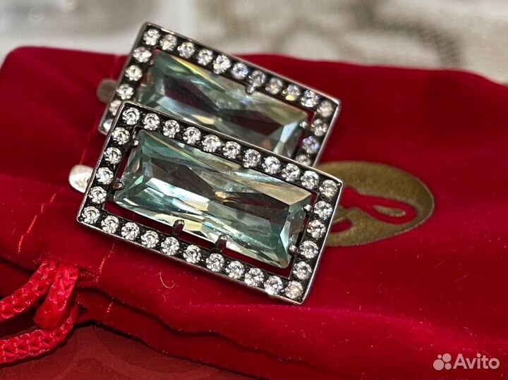 Серебряные серьги новые